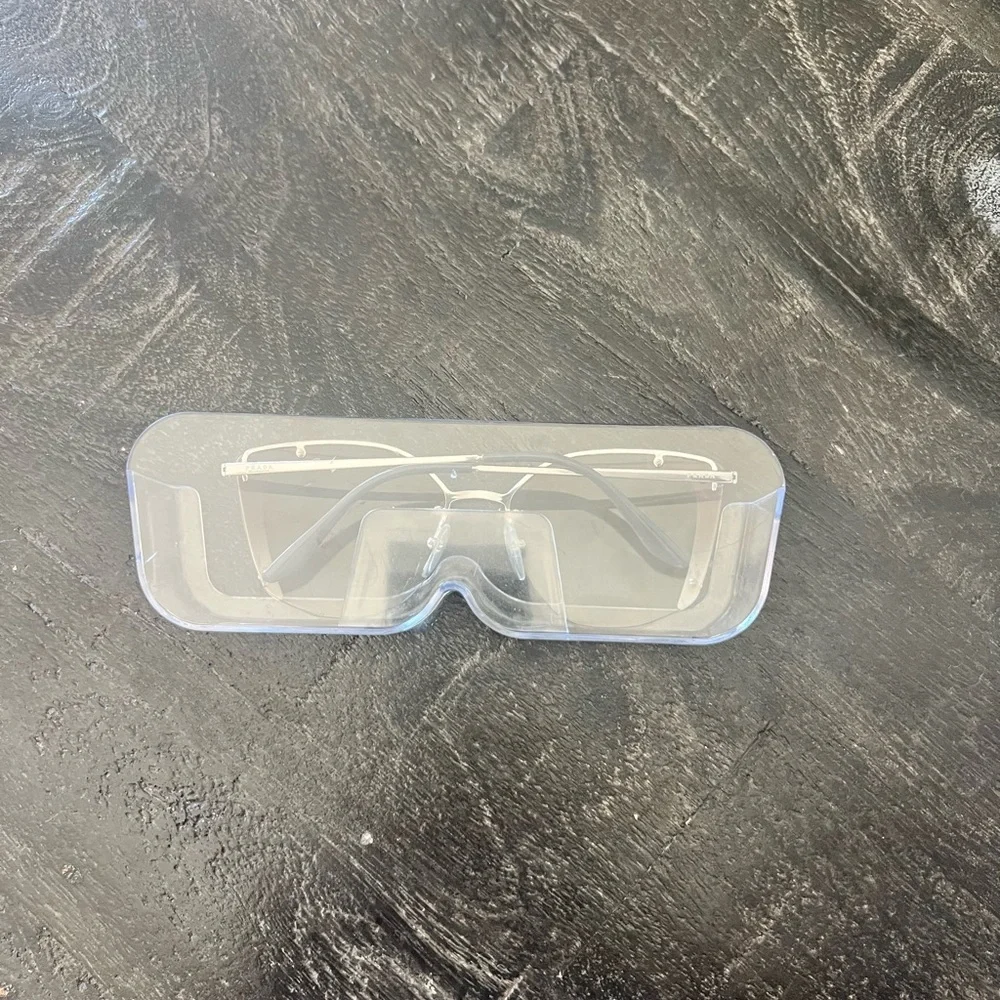 Clear Plastic Glasses Holders – Set of 24